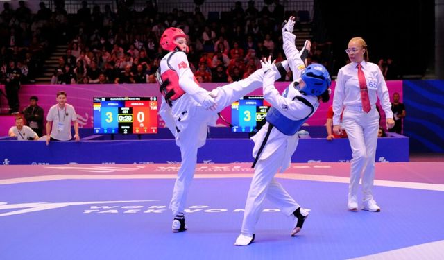 Milli Tekvandocular Dünya Şampiyonası’nda Parlıyor