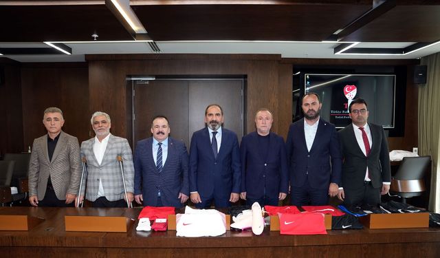 Engelli Spor Federasyonu Yöneticilerinden Otyakmaz’a Ziyaret