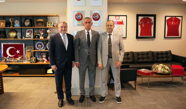 Bakan Bak ve Suriyeli Mevkidaşı TFF’yi Ziyaret Etti