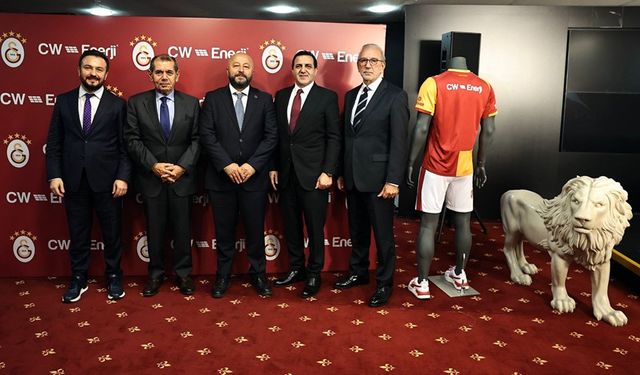 CW Enerji, Galatasaray’ın Yeni Forma Sırt Sponsoru Oldu