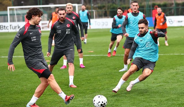 A Milli Takım, Bulgaristan maçı için tempo yükseltti