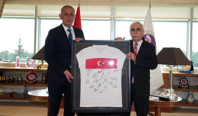 TFF’den AYM Başkanı Kadir Özkaya’ya Ziyaret