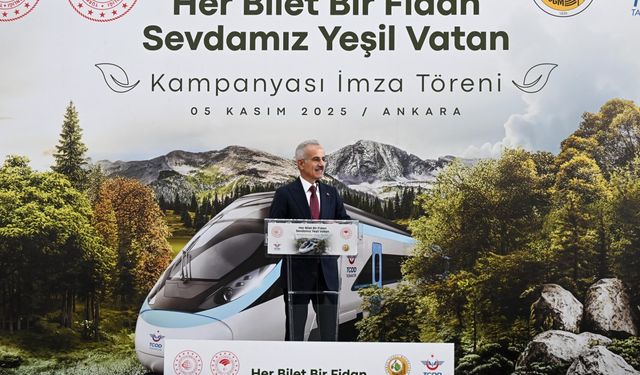 Her YHT Biletiyle Bir Fidan Toprakla Buluşacak