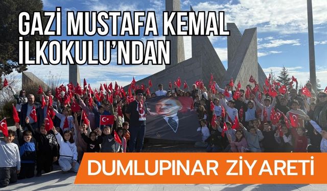Gazi Mustafa Kemal İlkokulu’ndan Dumlupınar Ziyareti