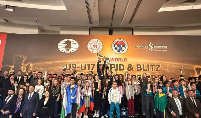 Antalya’da Genç Satranççılardan 4 Dünya Şampiyonluğu