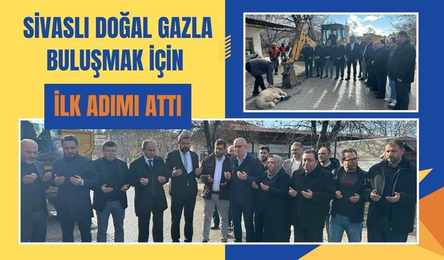Sivaslı Doğal Gazla Buluşmak İçin İlk Adımı Attı
