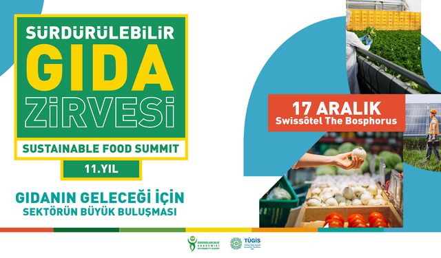 11. Sürdürülebilir Gıda Zirvesi 17 Aralık’ta Düzenleniyor