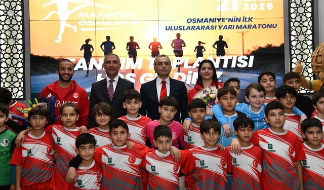 Osmaniye’de İlk Uluslararası Yarı Maraton Tanıtıldı