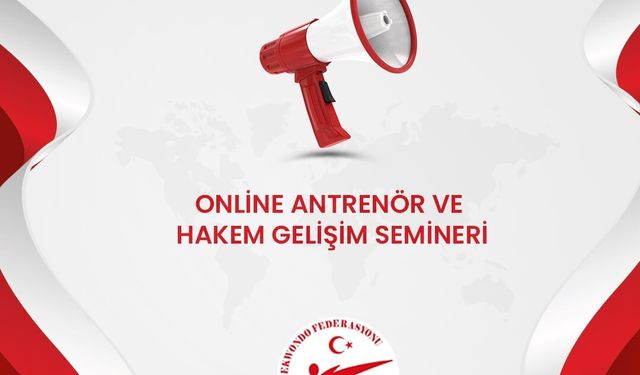 Online Antrenör ve Hakem Telafi Semineri 30 Aralık’ta