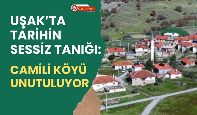 Uşak’ta Tarihin Sessiz Tanığı: Camili Köyü Unutuluyor