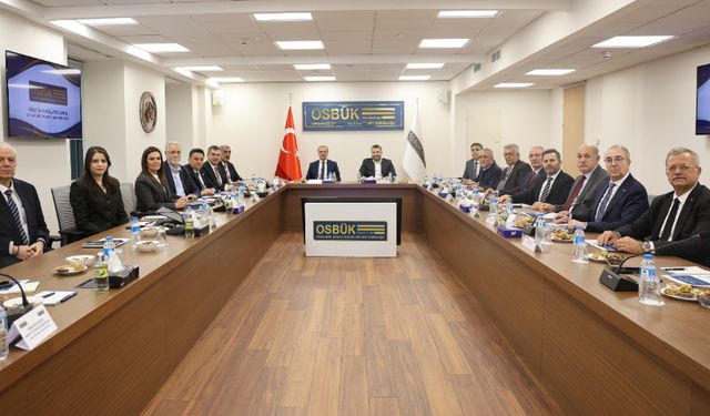 OSBÜK Yönetim Kurulunda Vizyon Çalışmaları Masaya Yatırıldı