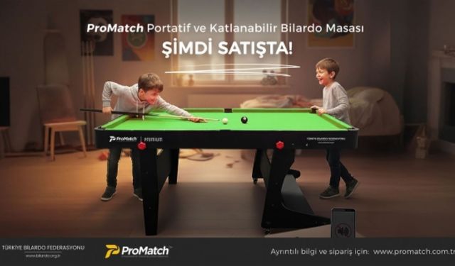 Türkiye Bilardo Federasyonu’ndan ProMatch Sosyal Projesi