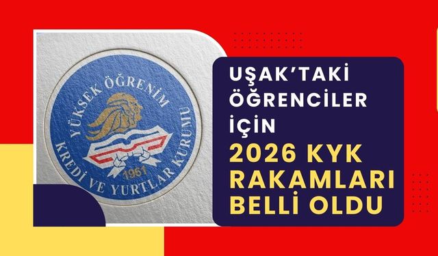 Uşak’taki Öğrenciler İçin 2026 KYK Rakamları Belli Oldu