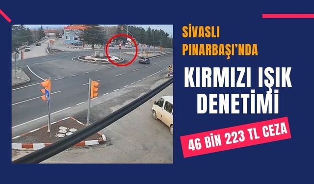 Sivaslı Pınarbaşı’nda Kırmızı Işık Denetimi
