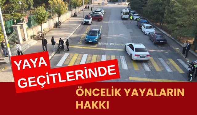 Yaya Geçitlerinde Öncelik Yayaların Hakkı