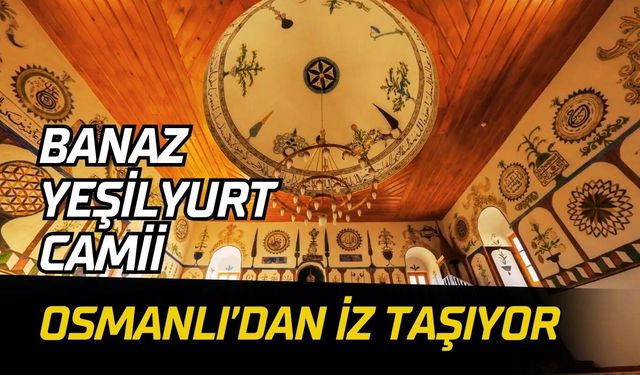 Banaz Yeşilyurt Camii Osmanlı’dan İz Taşıyor