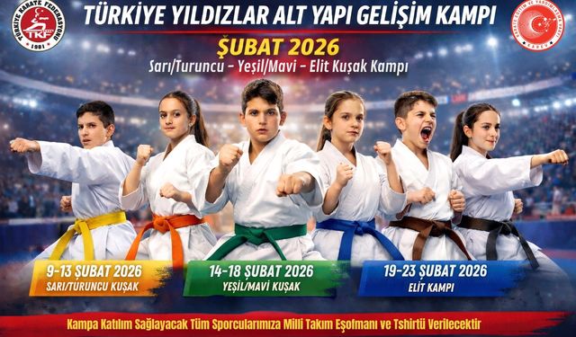 Türkiye Yıldızlar Alt Yapı Gelişim Kampı Başlıyor