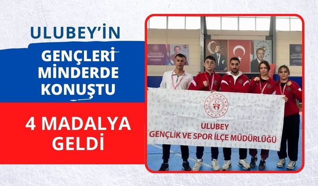 Ulubey’in Gençleri Minderde Konuştu: 4 Madalya Geldi