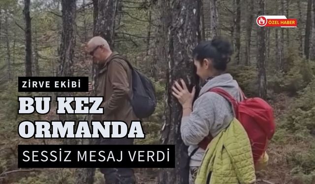 Zirve Ekibi Bu Kez Ormanda Sessiz Mesaj Verdi