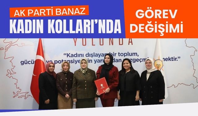 AK Parti Banaz Kadın Kolları’nda Görev Değişimi