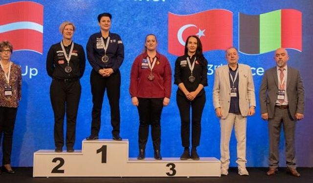 Milli Bilardocu Gülşen Degener Avrupa’da Bronz Madalya