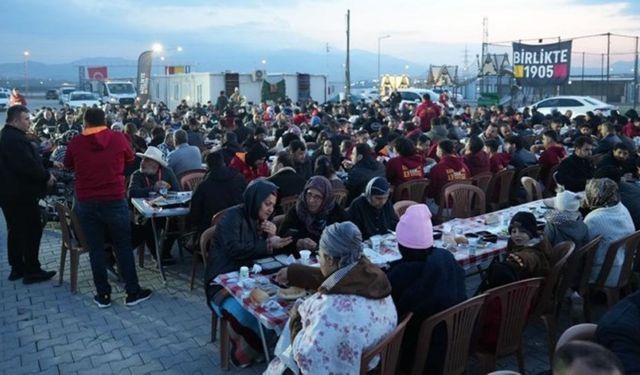 Galatasaray’dan Kahramanmaraş’ta Depremzedelerle İftar