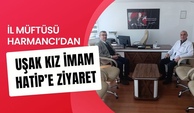 İl Müftüsü Harmancı’dan Uşak Kız İmam Hatip’e Ziyaret