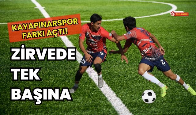 Kayapınarspor Farkı Açtı! Zirvede Tek Başına