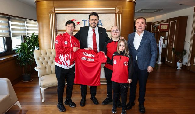 Özel Sporculardan TİKA Başkanı Abdullah Eren’e Ziyaret