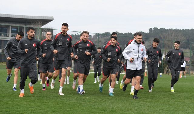 Ümit Milliler Hırvatistan Maçı Hazırlıklarını Sürdürüyor