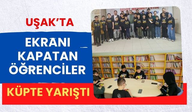 Uşak’ta Ekranı Kapatan Öğrenciler Küpte Yarıştı