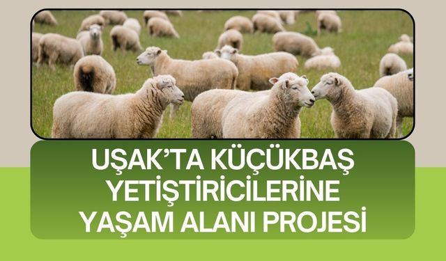 Uşak’ta Küçükbaş Yetiştiricilerine Yaşam Alanı Projesi