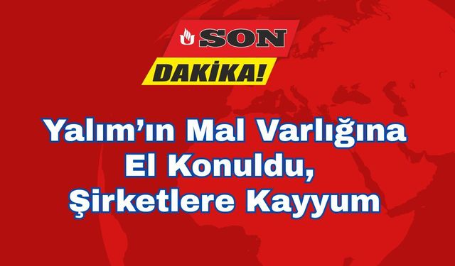 Yalım’ın Mal Varlığına El Konuldu, Şirketlere Kayyum