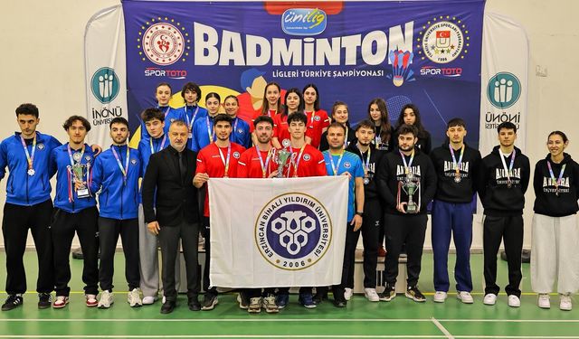 ÜNİLİG Badminton’da Şampiyon Erzincan Üniversitesi