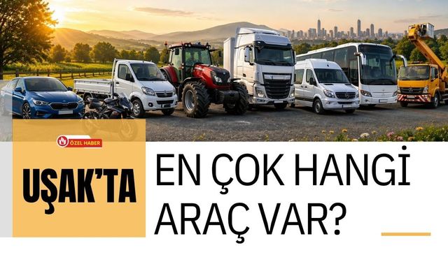 Uşak’ta En Çok Hangi Araç Var? İşte Net Sayılar