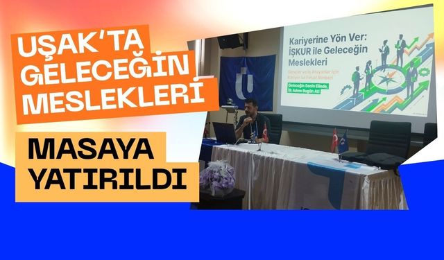 Uşak’ta Geleceğin Meslekleri Masaya Yatırıldı: İŞ-KUR’dan Öğrencilere Kritik Rehberlik
