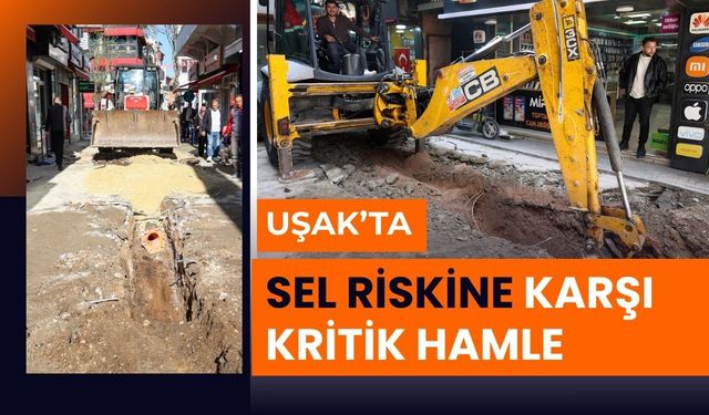 Uşak’ta Sel Riskine Karşı Kritik Hamle: Kurtuluş Mahallesi’nde Altyapı Güçlendiriliyor
