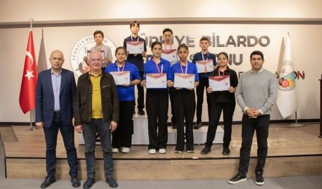 2026 Okul Sporları Bilardo Türkiye Birinciliği Tamamlandı