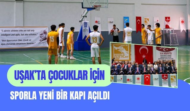 Uşak’ta Çocuklar İçin Sporla Yeni Bir Kapı Açıldı
