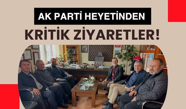 AK Parti Heyetinden Kritik Ziyaretler! Uşak’ta Tarım ve Hayvancılık Masaya Yatırıldı