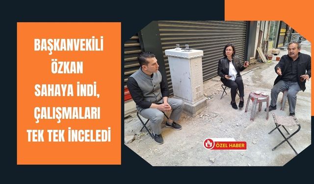 Başkanvekili Özkan Sahaya İndi, Çalışmaları Tek Tek İnceledi