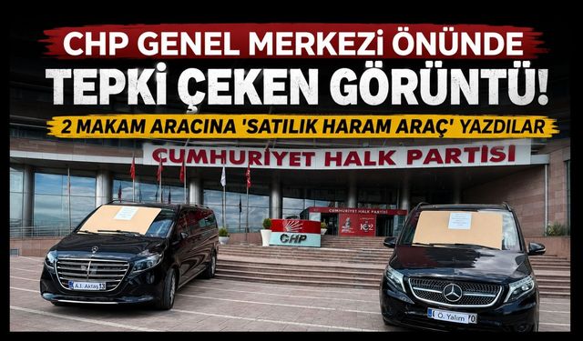 CHP Genel Merkezi Önündeki Araç Tartışmasında Uşak Detayı Dikkat Çekti