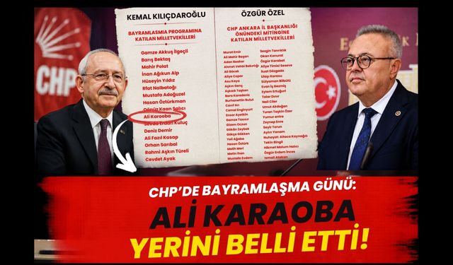 CHP’de Bayramlaşma Günü: Kim Nerede?
