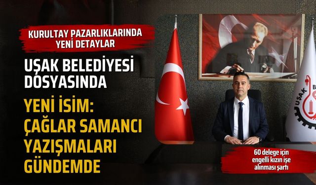 Uşak Belediyesi Dosyasında Yeni İddia: Çağlar Samancı Yazışmaları Gündemde