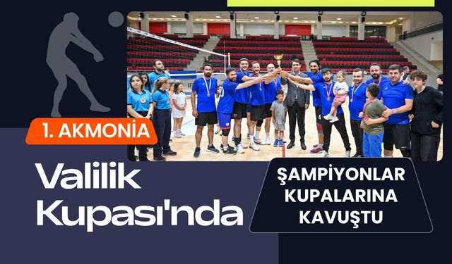 1. Akmonia Valilik Kupası'nda Şampiyonlar Kupalarına Kavuştu