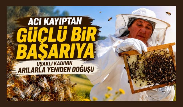 Acı Kayıptan Güçlü Bir Başarıya, Uşaklı Kadının Arılarla Yeniden Doğuşu