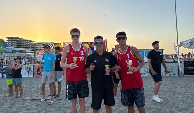 U18 Erkek Plaj Voleybolu Milli Takımımız Balkan Şampiyonu Oldu! Avrupa Bileti Geldi