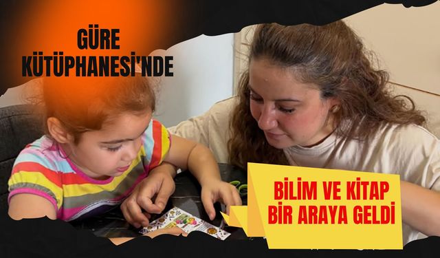 Güre Kütüphanesi'nde Bilim ve Kitap Bir Araya Geldi