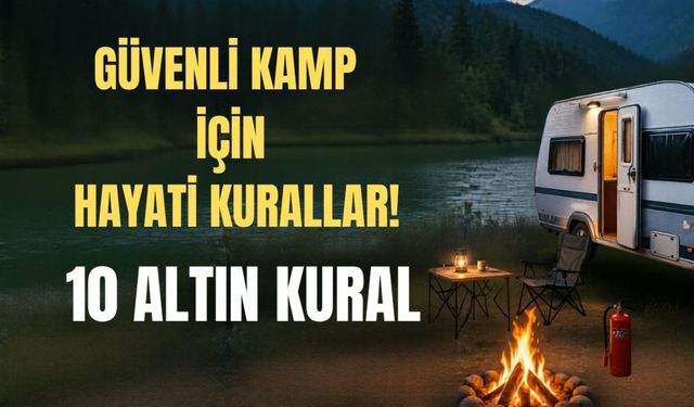 Karavan ve Kamp Tutkunlarına Hayati Uyarı: Bu 10 Kural Hayat Kurtarabilir