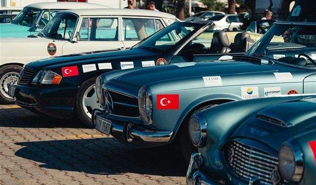 Çeşme’de Nostalji Rüzgarı, Batı Anadolu Rallisi Tamamlandı